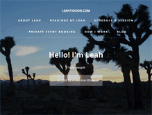 Tablet Screenshot of leahtioxon.com